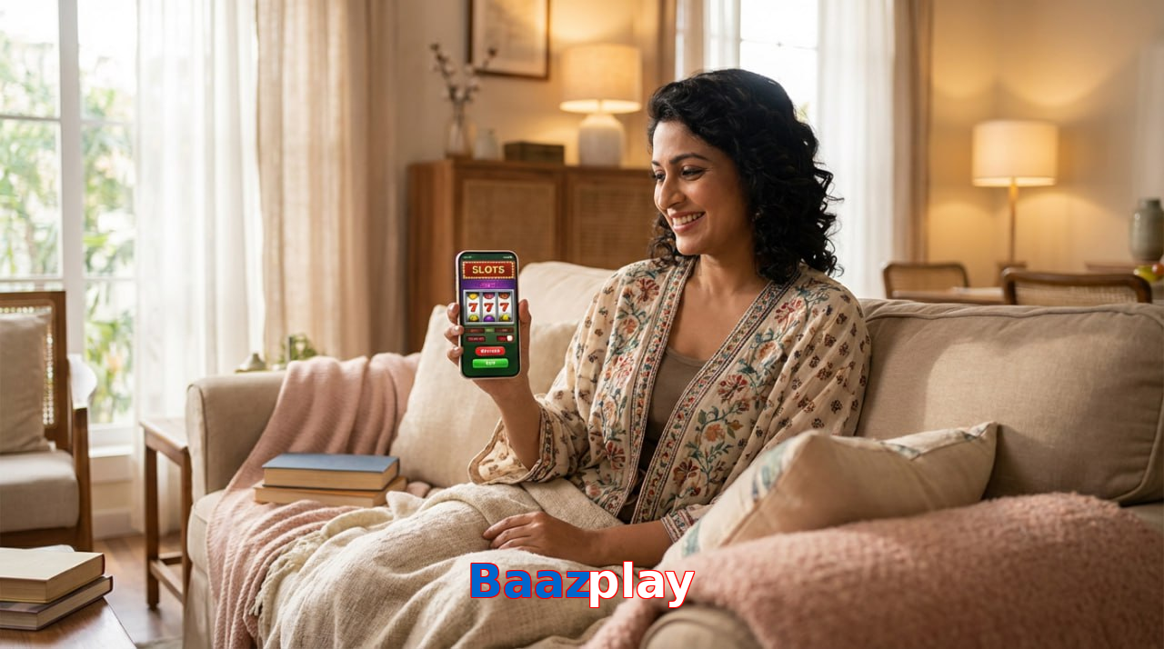 Main screen of Baazplay online page for PK players